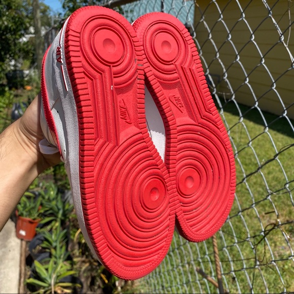 Nike Air Force 1 Low Red/White Rare - Picture 4 of 5